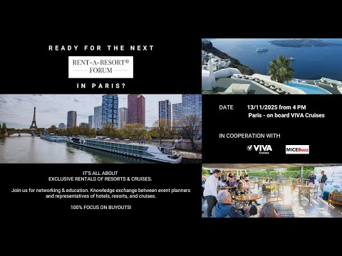 RENT A RESORT® FORUM Paris 2025