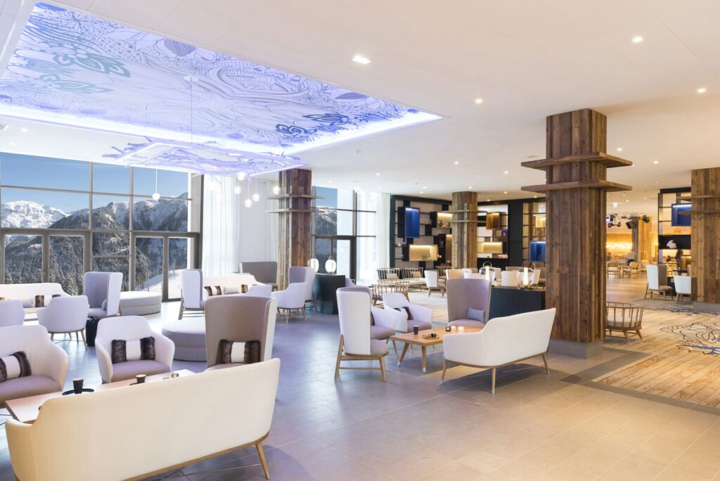 Lounge area at Club Med Grand Massif