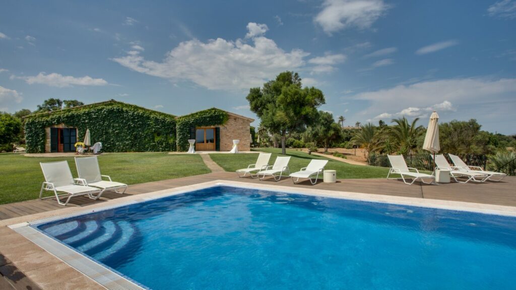 View on a small pool